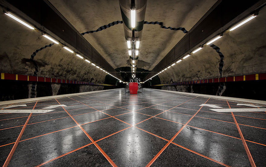 Stunning Underground Art In Stockholm’s Metro Station