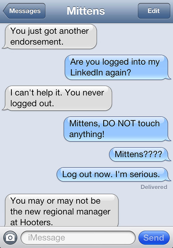 Texts From Mittens: What If Cats Could Text?