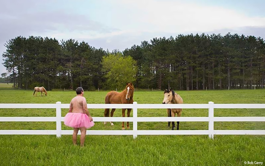 Man Puts On A Pink Tutu And Travels The World To Bring A Smile To His Wife Fighting Breast Cancer