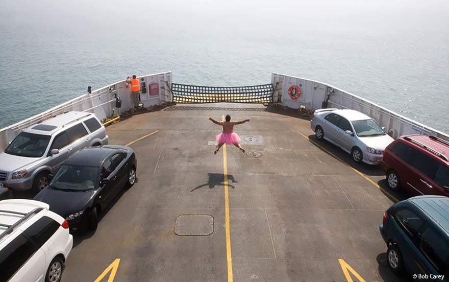Man Puts On A Pink Tutu And Travels The World To Bring A Smile To His Wife Fighting Breast Cancer