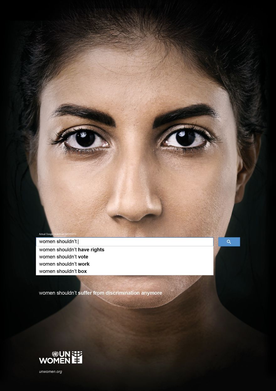Powerful UN Ad Campaign Uses Google Suggestions To Show What The Internet Thinks About Women