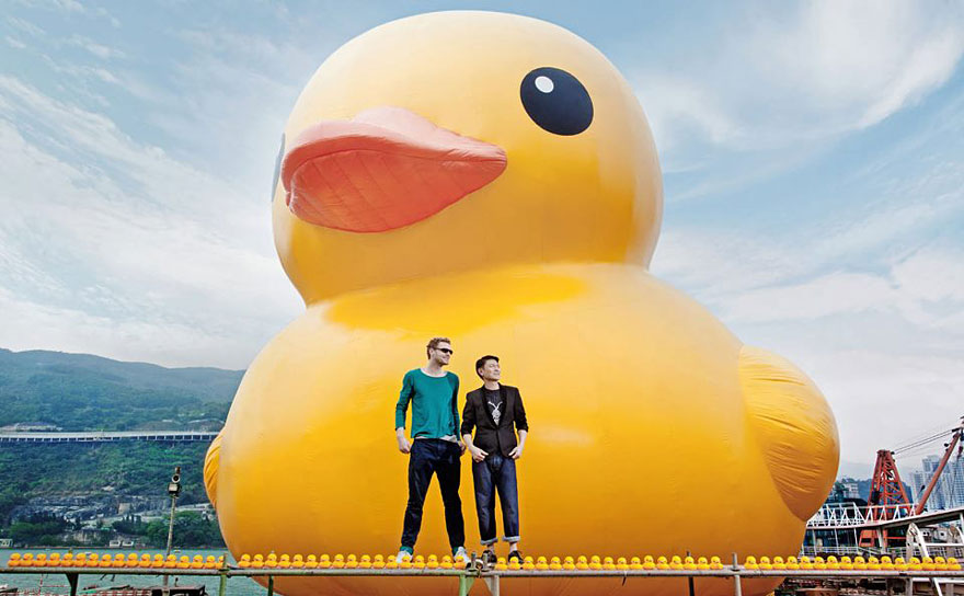 World's Largest Rubber Duck Comes to Hong Kong