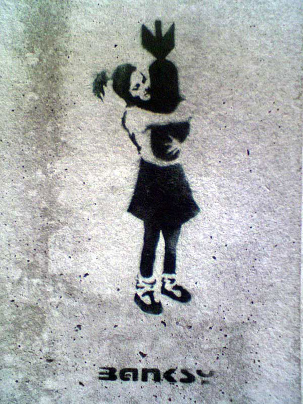 Banksy's Artwork Recreated in Real Life